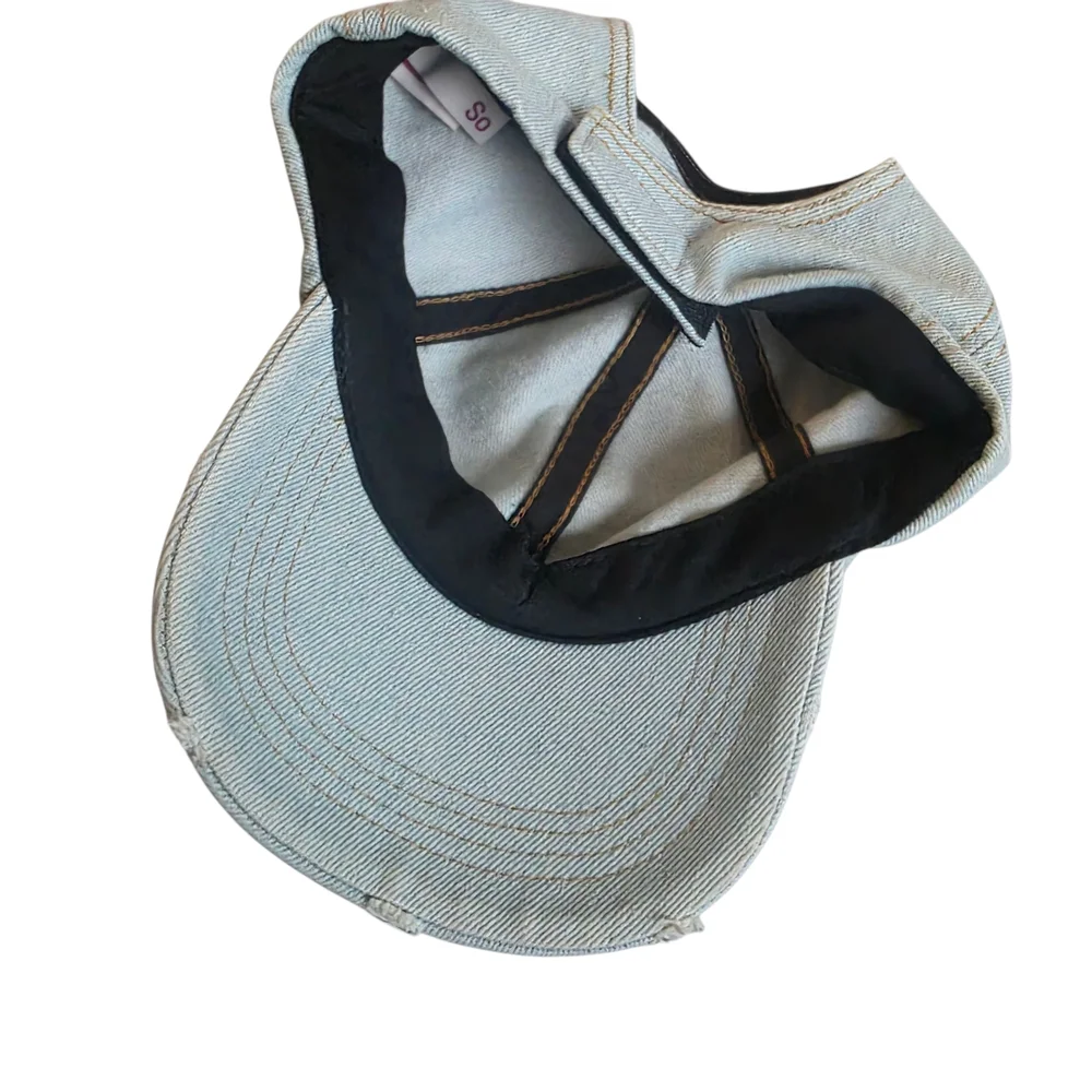 SO Distressed Denim Cap